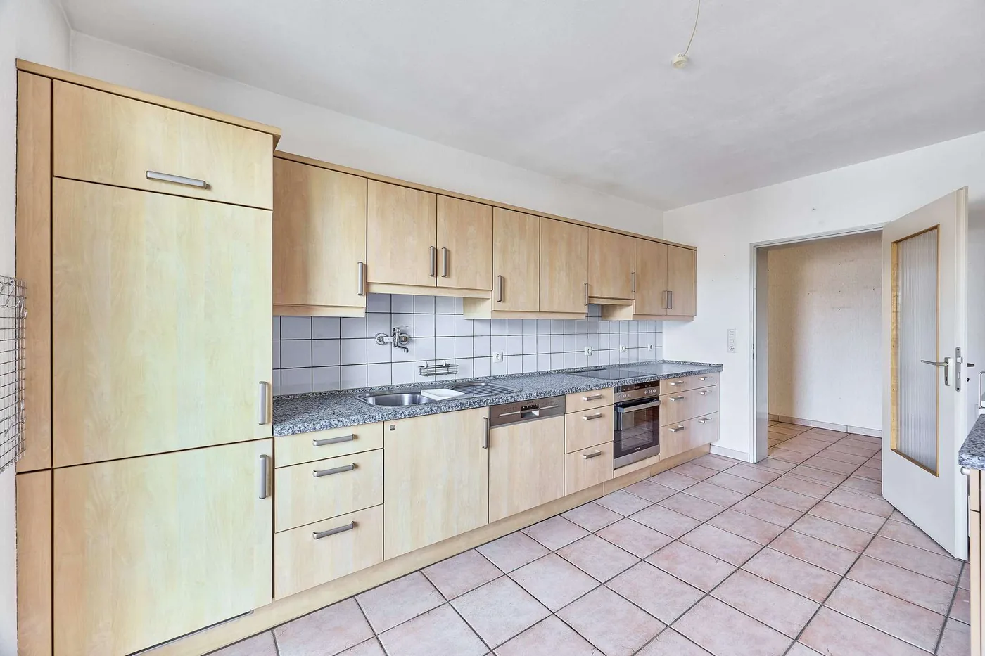Alte Küche der Wohnung Relaisstraße 47 Mannheim-Rheinau vor der Sanierung