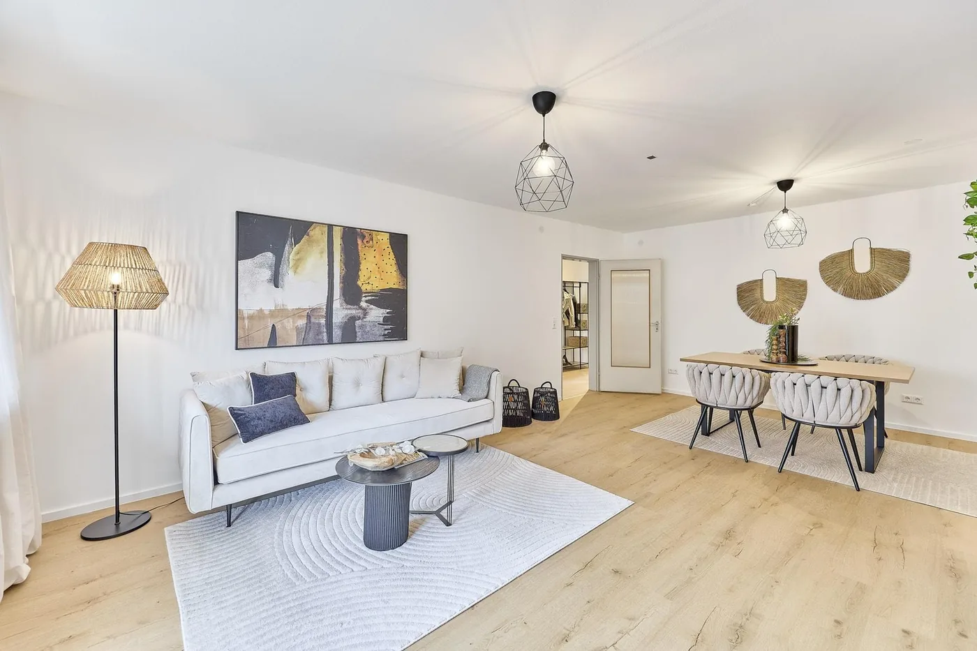 Sanierte 3-Zimmer-Wohnung Relaisstraße 47 in Mannheim-Rheinau nach der Komplettsanierung durch HausEtage Elektrotechnik