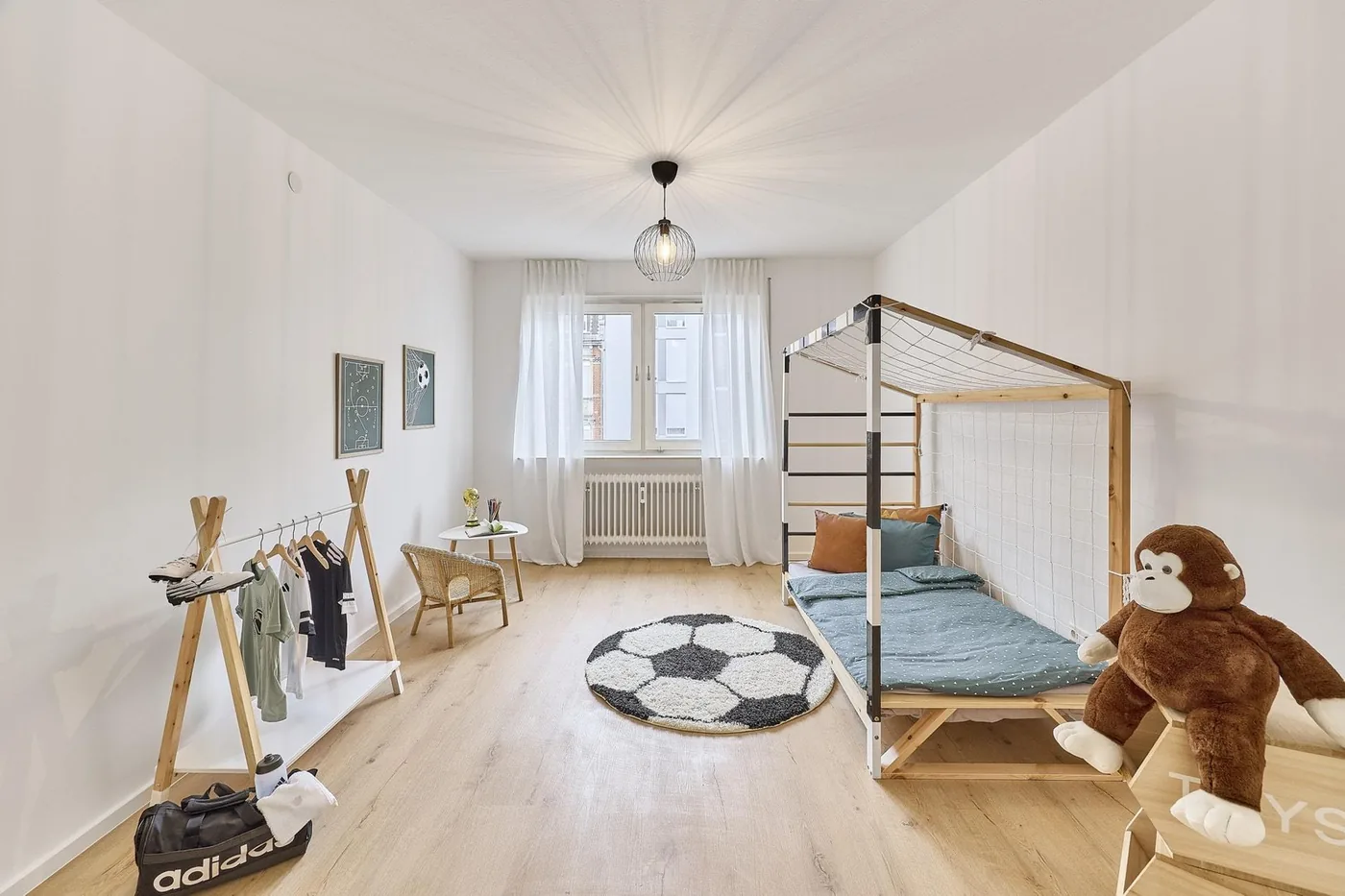 Saniertes Zimmer Relaisstraße 47 Mannheim-Rheinau nach der Sanierung